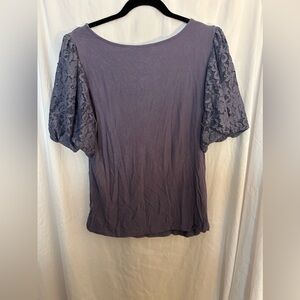 W5 lace sleeve blouse